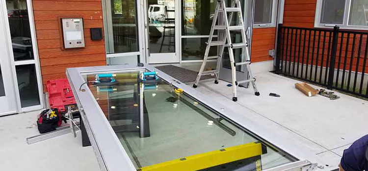 storefront door glass replacement Prunedale